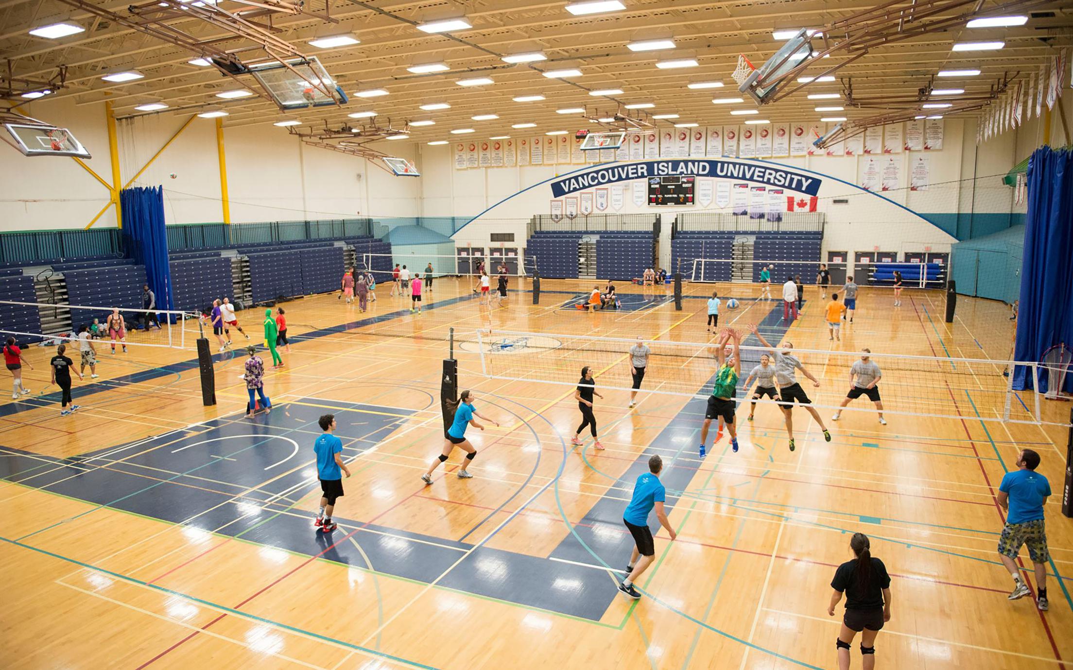 Intramural Volleyball at Vancouver Island University