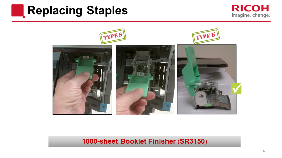 Replaceing Staples 4