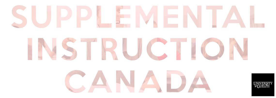 Supplemental Instruction in Canada