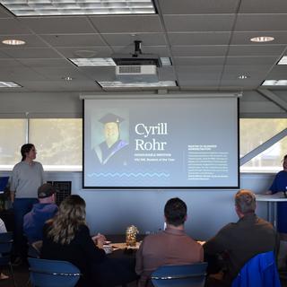 WIL Awards 2025 Cyrill Rohr awards presentation