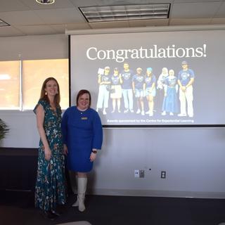 WIL awards 2025 emcees Karolien Soylu and Danielle Johnsrude