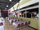 Upper cafe seating