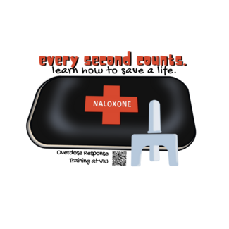 every second counts sticker for naloxone 