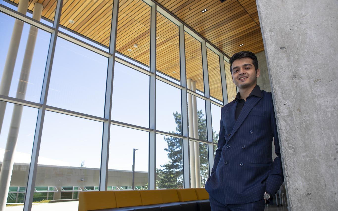 Nihal Soni MBA student in building 210