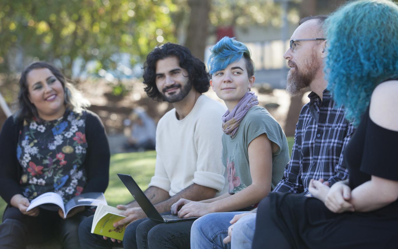 Students outside